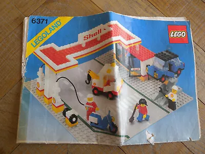 Buy Vintage Lego | Rare Lego | 1980s | Set 6371 - Shell Service Station • 4.20£