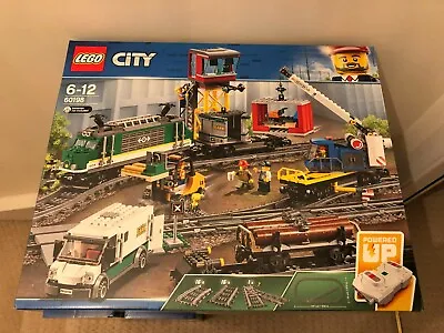 Buy LEGO SALE - 60198 City Cargo Train +Motors Brand New Factory Sealed Box RRP £189 • 157.95£