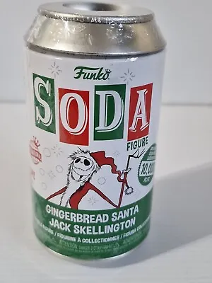Buy The Nightmare Before Christmas Gingerbread Santa Jack Skellington Funko Soda NEW • 14.95£