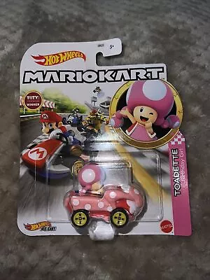 Buy Hot Wheels Mario Kart Die Cast - Toadette Birthday Girl Kart Figure - BRAND NEW • 13£