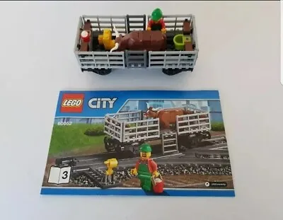 Buy Lego Train 60052 Cattle Truck 60198 60336 60098 3677 7938 60051 60197 7898 7939 • 19.99£