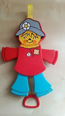 Buy Vintage 1978 Fisher Price Scarecrow Pull Noise Baby Cot Toy  • 7.99£