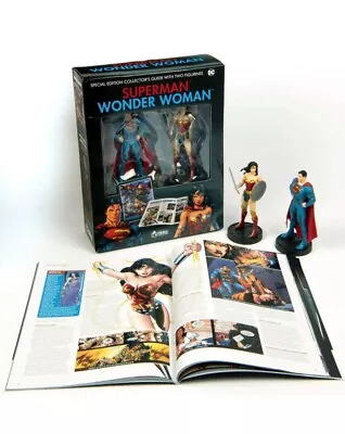 Buy Eaglemoss Comics Superman & Wonder Woman Illustrated Guide Inc. 2 Figures • 22£