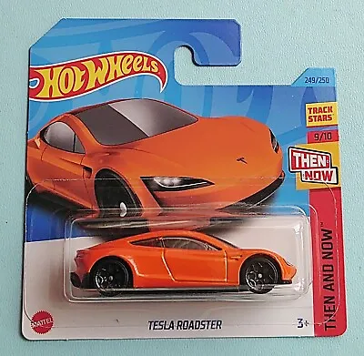 Buy Hot Wheels. Tesla Roadster. New Collectible Toy Model Car. Then And Now. • 4£