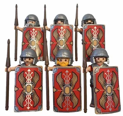 Buy Playmobil 6 Custom Roman Centurions 💥One Off Set💥Sought After Bodies Soldiers • 16.50£