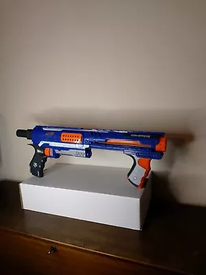 Buy Nerf Elite Rampage With 6 Clip. Blue & White Gun Tested & Working & Instructions • 9.99£