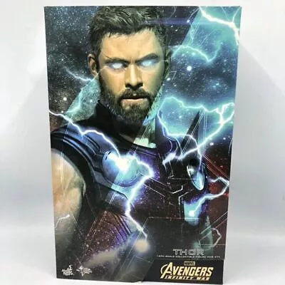 Buy Used Hot Toys Movie Masterpiece Avengers/Infinity War 1/6 Scale Figure Thor Open • 330.47£