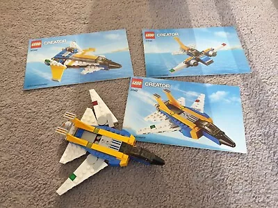 Buy LEGO CREATOR 3 IN 1 31042 PLANES 100% Complete With 3 Instructions • 5£