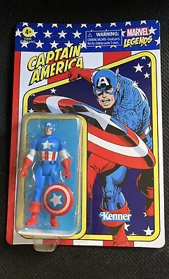 Buy Marvel Legends:kenner Series Captain America Mib Unpunched • 16.95£