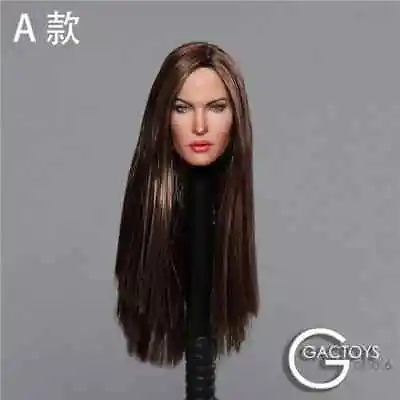Buy 1/6 Female Head Sculpt Long Hair Suntan Phicen Hot Toys 12  Figure GC029A • 31.19£
