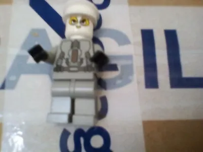 Buy Lego Mini Figure Grey Alien With White Cap • 4.75£