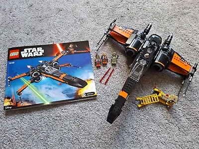 Buy Lego Star Wars 75102, Poe's X-Wing Fighter, 100%, Instructions No Box • 55£