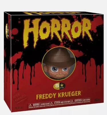 Buy Funko 5-Star Horror ‘Freddy Krueger’ Elm Street Vinyl Figure 9cm - UK Seller • 25£