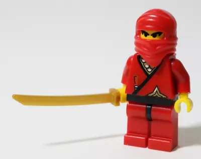 Buy LEGO Samurai Red Ninja Minifigure 1998 Fortress Reissue Toys R Us 2012 - Genuine • 14.99£