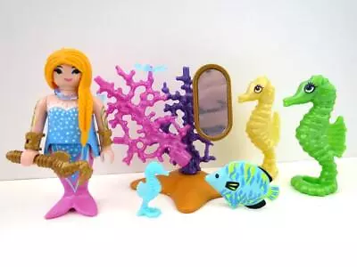 Buy Playmobil Mermaid Figure With Seahorse & Fish / Princess Underwater Sea Fantasy • 4.74£