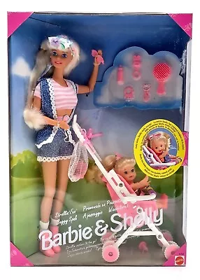 Buy 1995 Strollin' Fun Barbie Doll & Kelly With Stroller / Mattel 13742, NrfB • 92.40£