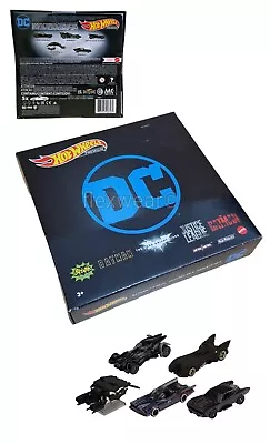 Buy Hot Wheels Batman Premium 5 Pack Model Set RealRiders Metal/Metal RRP £46.99 • 24.99£