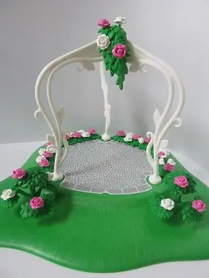 Buy Playmobil Wedding/Dollshouse/Hotel: Garden Scene With Archway NEW • 10.99£