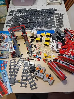 Buy Lego Train Set Plus Loads Of Spares Including Motors And Track.kilos Kgs • 114£