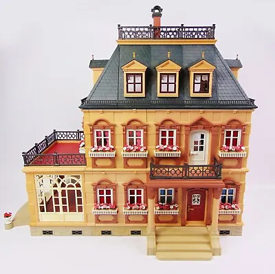 Buy Vintage Playmobil 5300 Victorian Mansion / House With Family (Unfurnished) • 219.95£