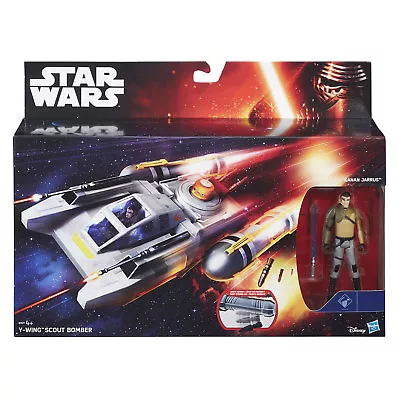 Buy Star Wars Rebels Y-WING SCOUT BOMBER & 3.75  KANAN JARRUS Figure By Hasbro • 17.99£