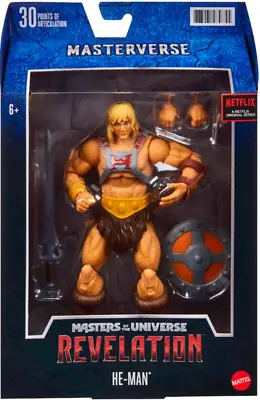 Buy Masters Of The Universe - Revelation He-Man Action Figure 18cm By Mattel • 23.98£