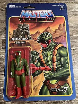 Buy Kobra Khan Masters Of The Universe Collectible Action Figure Super 7 • 34.99£