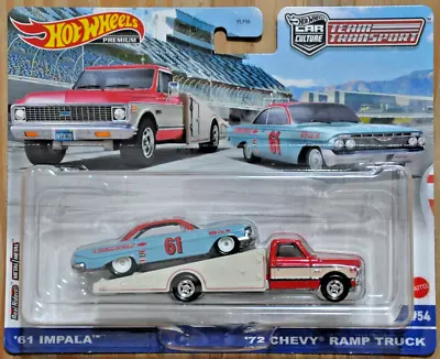 Buy Hot Wheels Team Transport '61 Impala '72 Chevy Ramp Truck • 14.99£