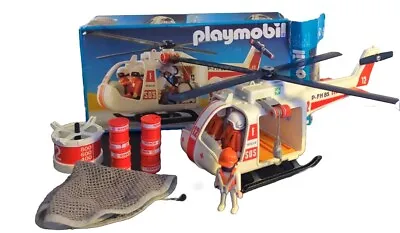 Buy Boxed Vintage Playmobil Rescue Helicopter Set 3789 In VGC Incomplete Still Fab! • 15.99£