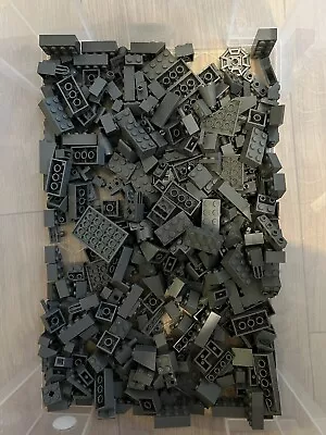 Buy LEGO 0,467 Kg (1.029 Lb ) Job Lot - Genuine Bundle - Dark Grey Colour • 12£