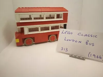 Buy Lego Classic, Vintage 313 London Bus. (1966) Original & Complete. RARE. • 24£