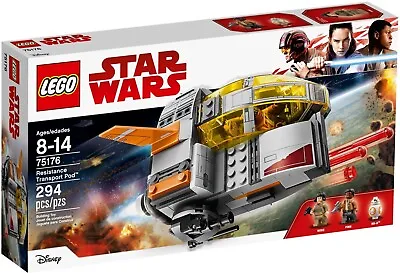 Buy Lego Star Wars 75176 Resistance Transport Pod 2 Minifigures + BB-8 Retired Set  • 34.95£