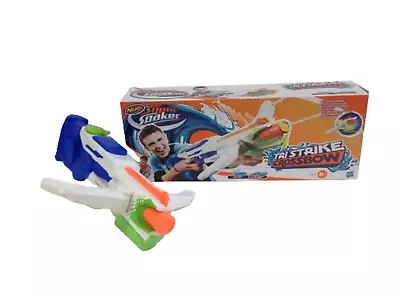 Buy Nerf Super Soaker Tri Strike Crossbow Pump Action 1.2 Litre Water Toy - Boxed  • 9.99£