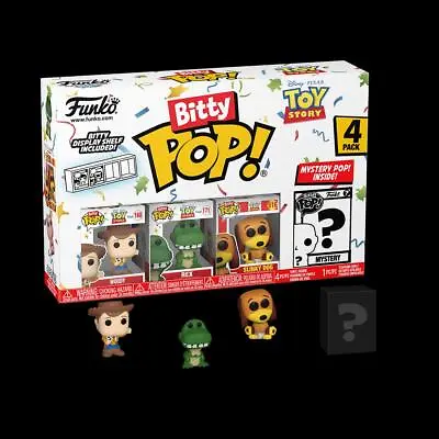 Buy Funko Bitty Pop Toy Story Series 3 Vinyl Figures With 1 Mystery Figure 4-pack • 21.95£