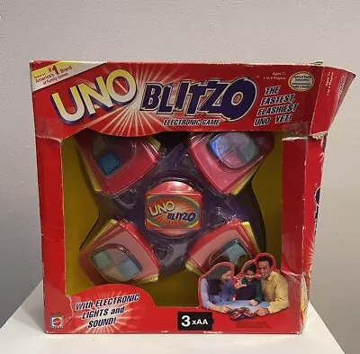Buy UNO BLITZO ELECTRONIC GAME MATTEL Boxed & Working • 15£