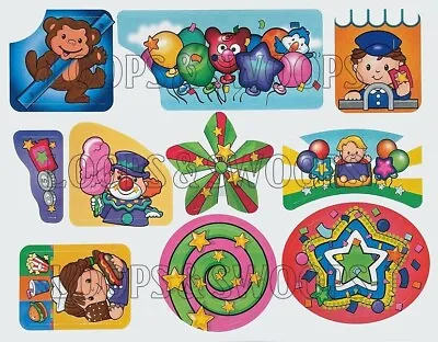 Buy NEW Fisher Price Little People Wheelies Loops & Swoops Carnival Stickers Decals • 9.47£
