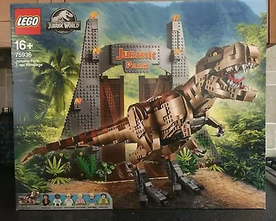 Buy LEGO JURASSIC WORLD - 75936 Jurassic Park: T.Rex Rampage Brand New In Sealed Box • 289.99£