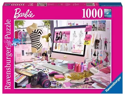 Buy Ravensburger Jigsaw Puzzle 1000 Barbie The Artists Desk 14+ Year • 22.23£