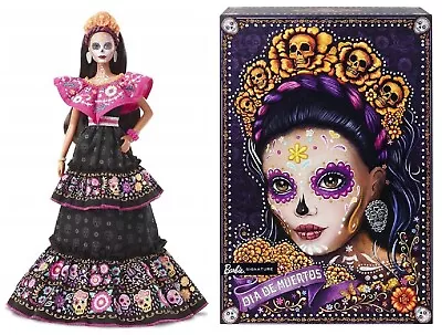 Buy 2021 Mattel BARBIE DOLL DAY OF THE DEAD GXL27 Collectible • 170.44£