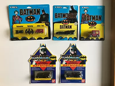 Buy 1989 Vintage BATMAN Toys, SET Of 5. Sealed Blister Packs. • 30£