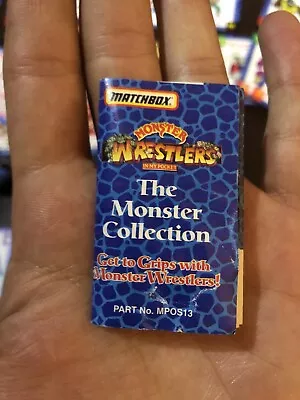 Buy Monster In My Pocket Wrestlers Collection Booklet 2 • 4£