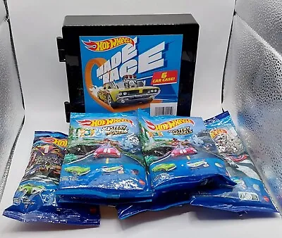 Buy Hot Wheels Collectible 6 Car Black Case  W/ 6 Mystery Car Bags  • 23.62£