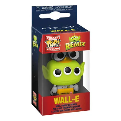 Buy Toy Story Key Ring Pocket Pop! Vinyl Remix Alien As Wall-E 4 CM Keychain 48357 • 14.12£