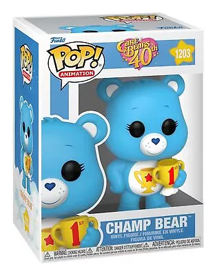Buy Funko Pop Animation | Care Bears 40th Anniversary | Champ Bear #1203 • 16.99£