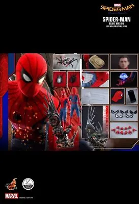 Buy Hot Toys Qs015 Spider-man: Homecoming Spider-man (deluxe Version) 1/4th Scale.. • 549.76£