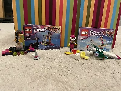 Buy Lego Friends Bundle - Pop Star Andrea (30205) & Snowboarder (30402) • 3.99£