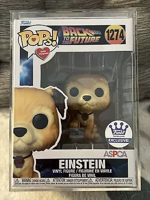 Buy Funko Shop Exclusive Back To The Future Einstein The Dog With Hard Pop Protector • 50£