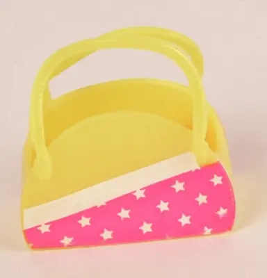 Buy Yellow Barbie Kids Girls Toy Bag With Stars White Red • 3.99£