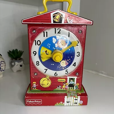 Buy Mattel 2009-Fisher Price-Music Box-Teaching Clock Kids Toys. • 11£