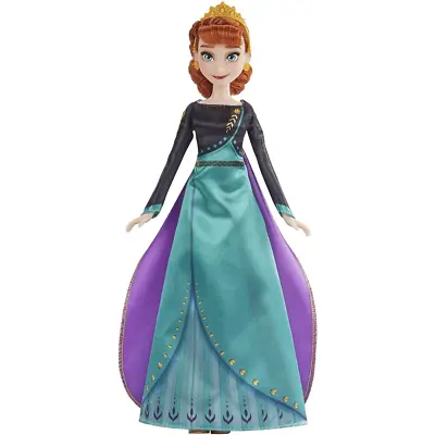 Buy Frozen Disney Qeen Anna Fashion Doll With Long Red Hair Blue Outfit Hasbro • 16.99£
